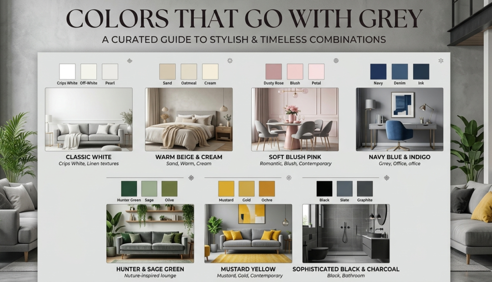 colors that go with grey