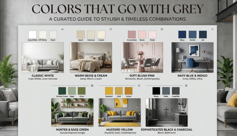 colors that go with grey