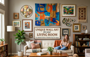 unique wall art for living room