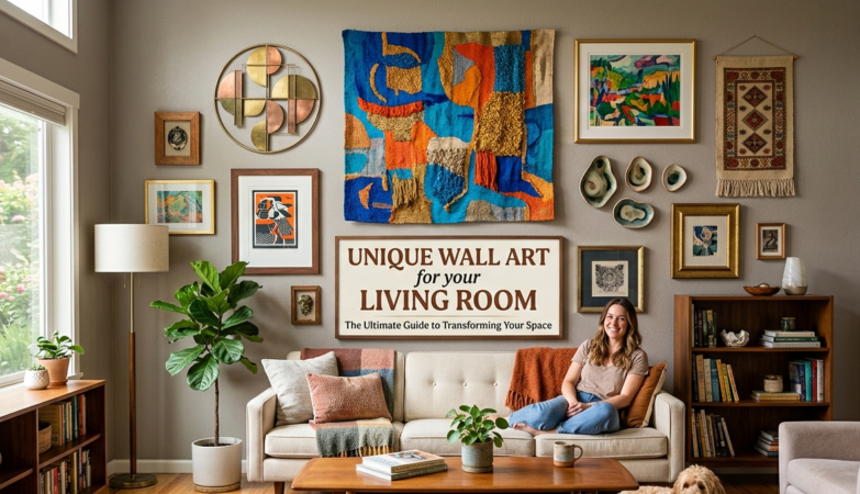 unique wall art for living room
